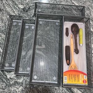 Bed Bath & Beyond Mesh Drawer Organizer Set of 5
